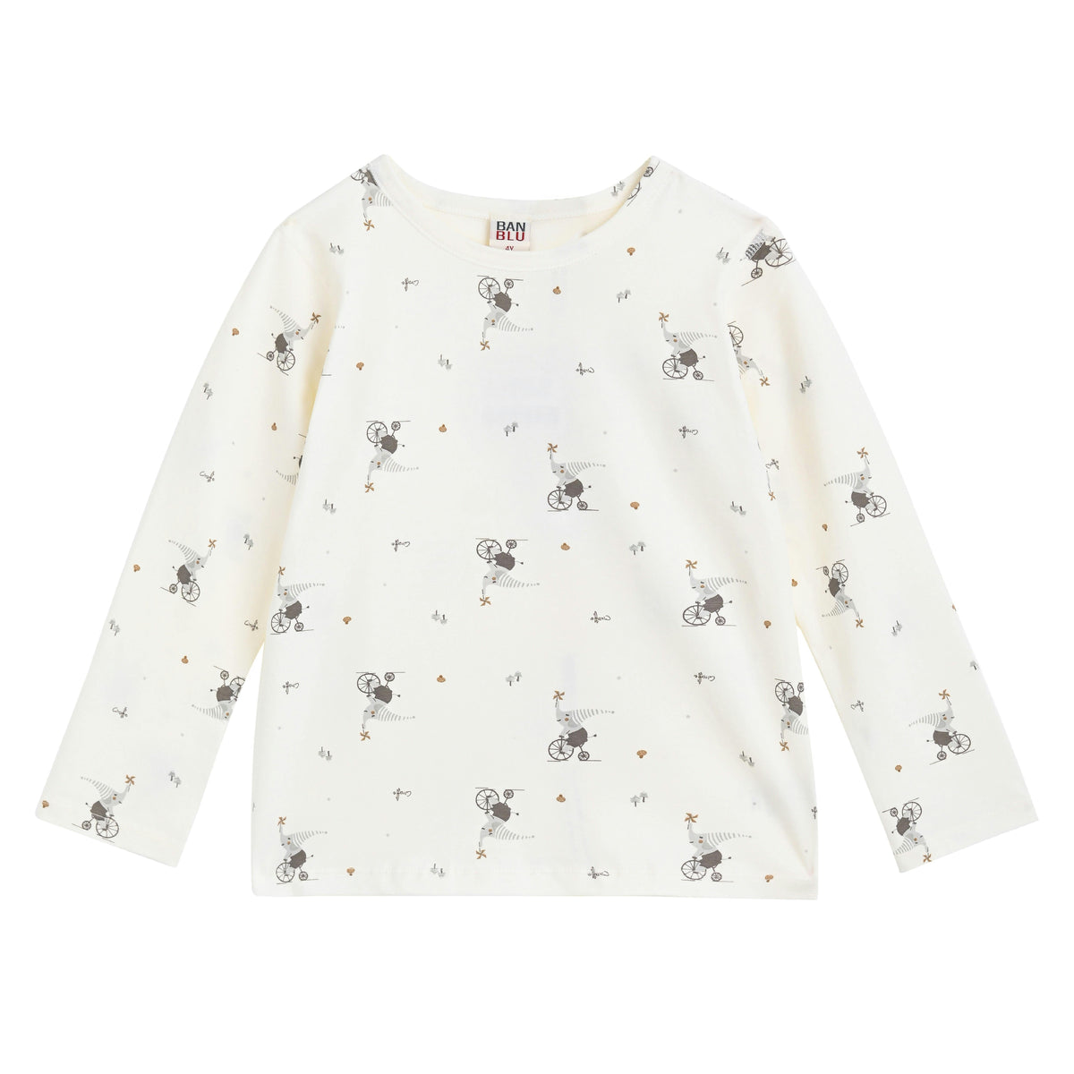 Cream Koala Cotton Pajama Set