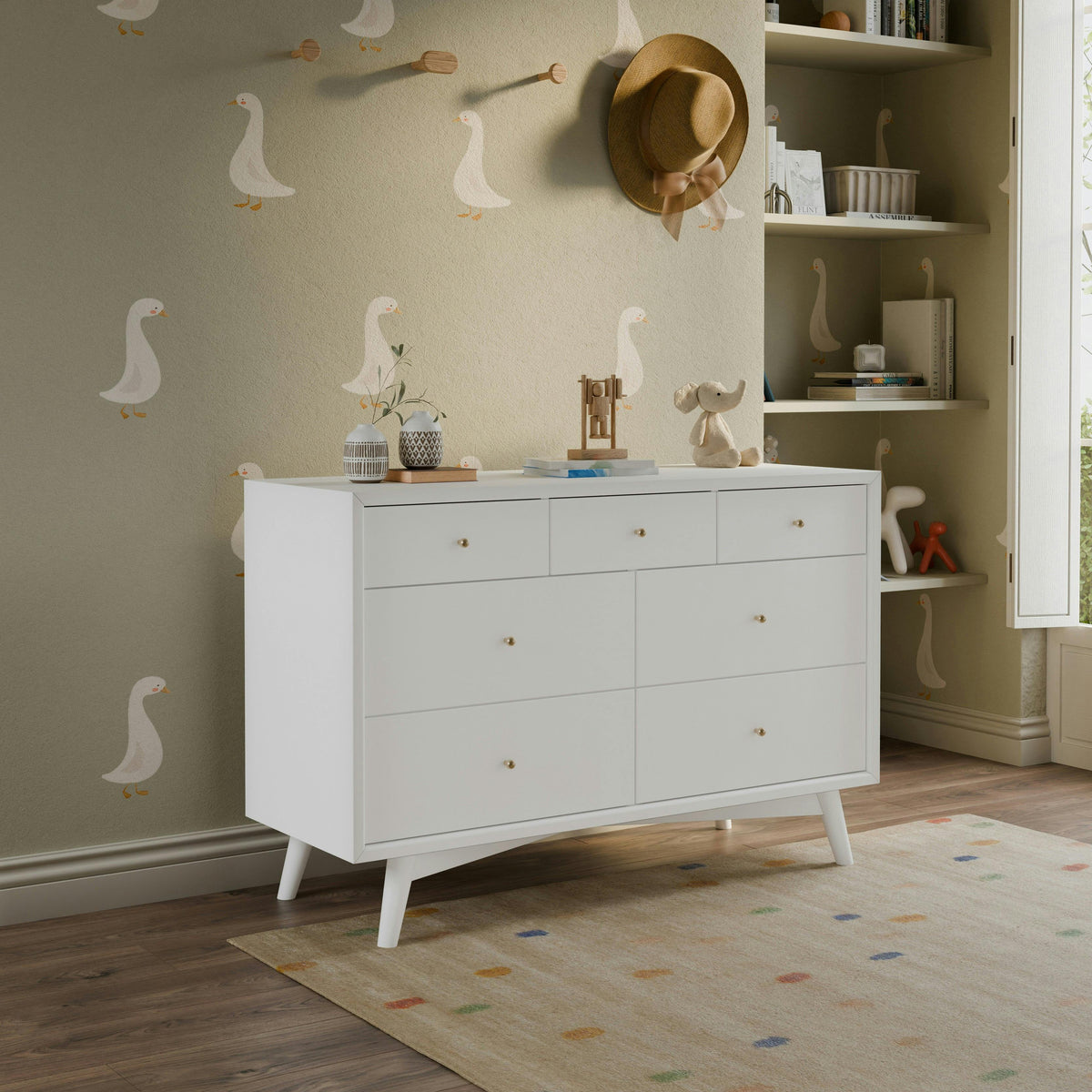 Babyletto Palma 7-Drawer Wide Assembled Dresser (53")