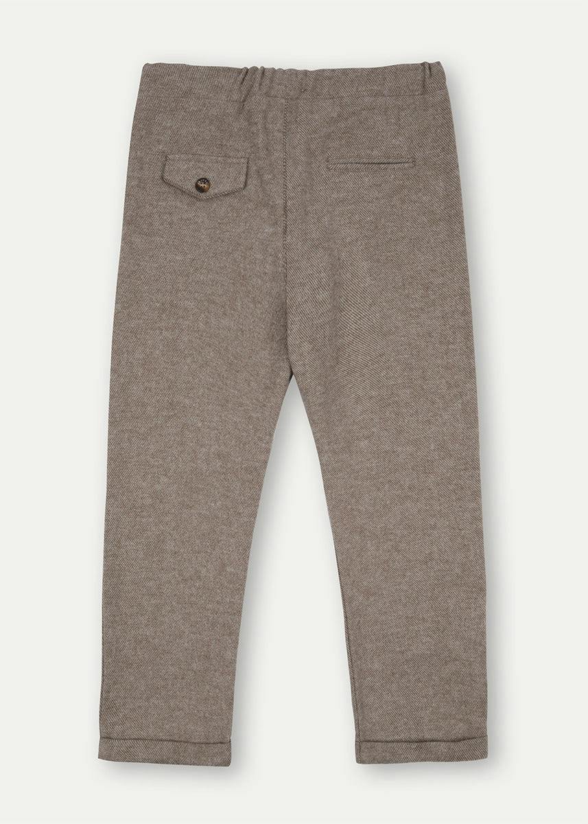 The Greige Flannel Jogger Trousers