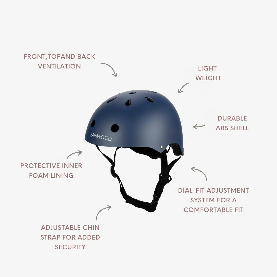 BANWOOD HELMET - NAVY BLUE (50-54 cm)
