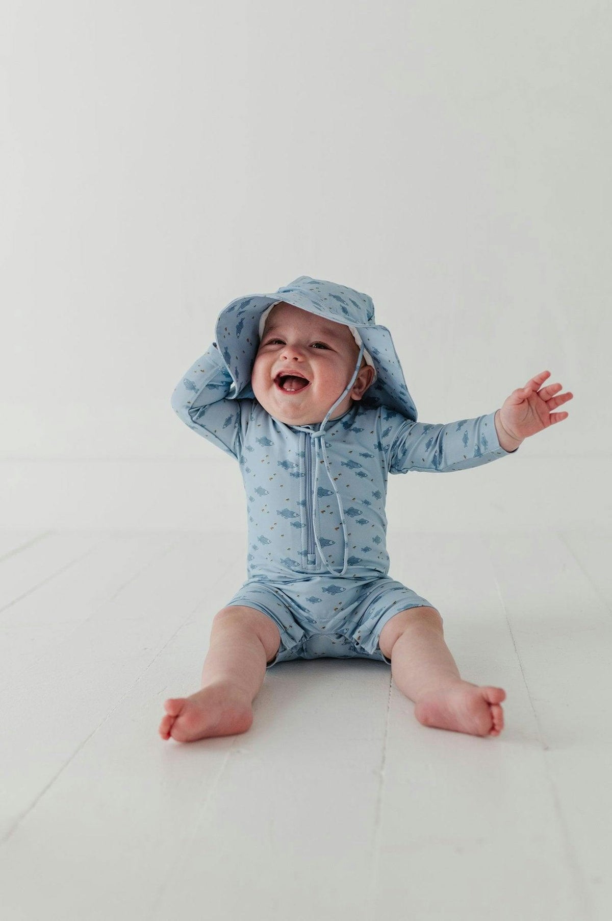 Baby One-Piece Rash Guard Swimsuit