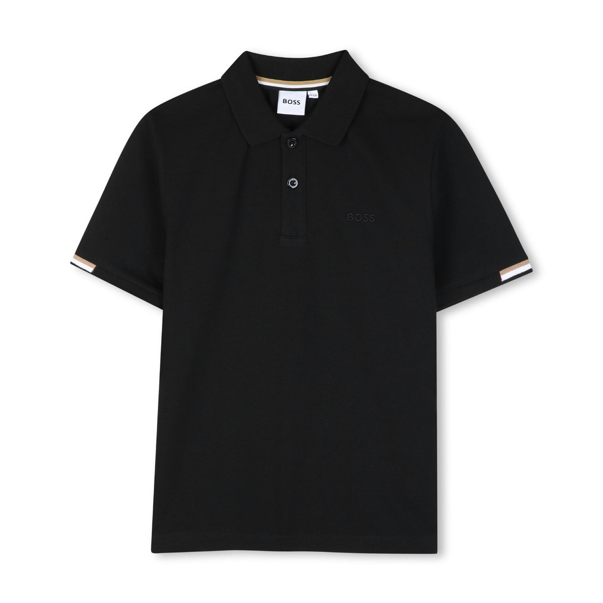 Black Piqué Polo Shirt