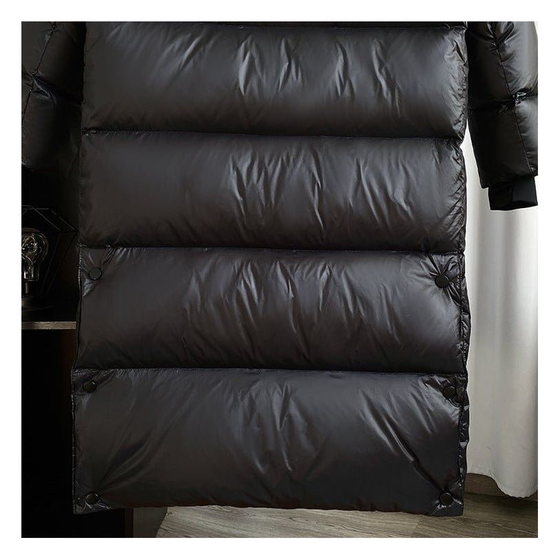 Women's Long Puffer Coat with Hood and Water-Resistant Shell Quilted Winter Jacket