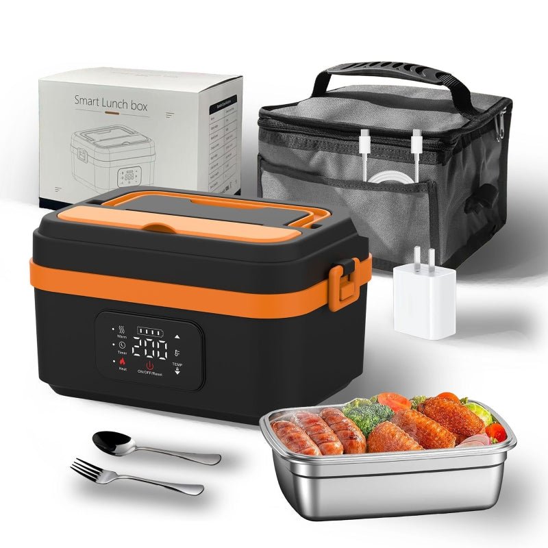 WORKWARM Self-Heating Lunch Box – Cordless 16000mAh Electric Food Warmer