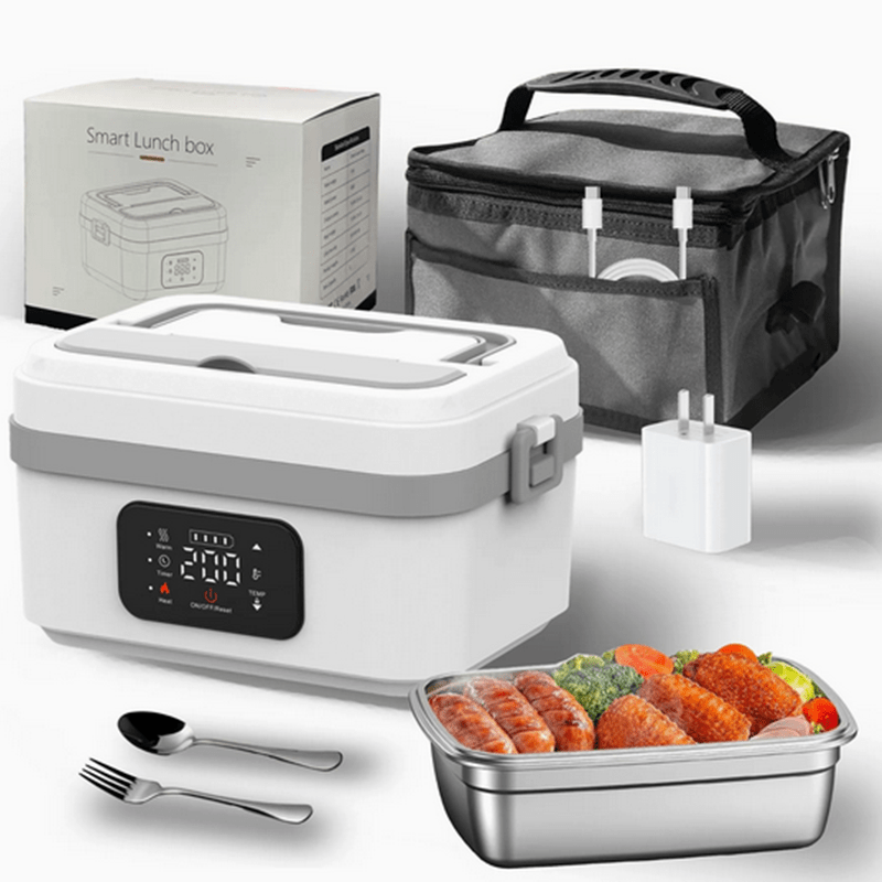 WORKWARM Self-Heating Lunch Box – Cordless 16000mAh Electric Food Warmer