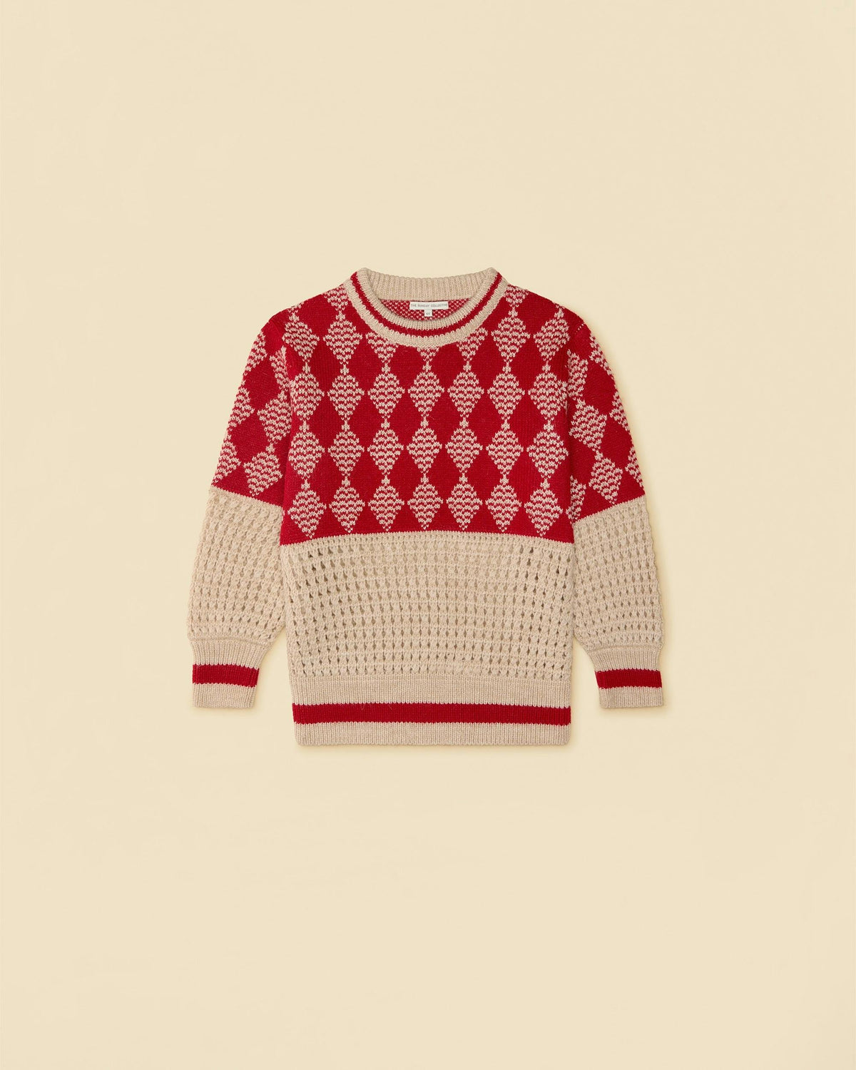 Alpaca Checker Sweater
