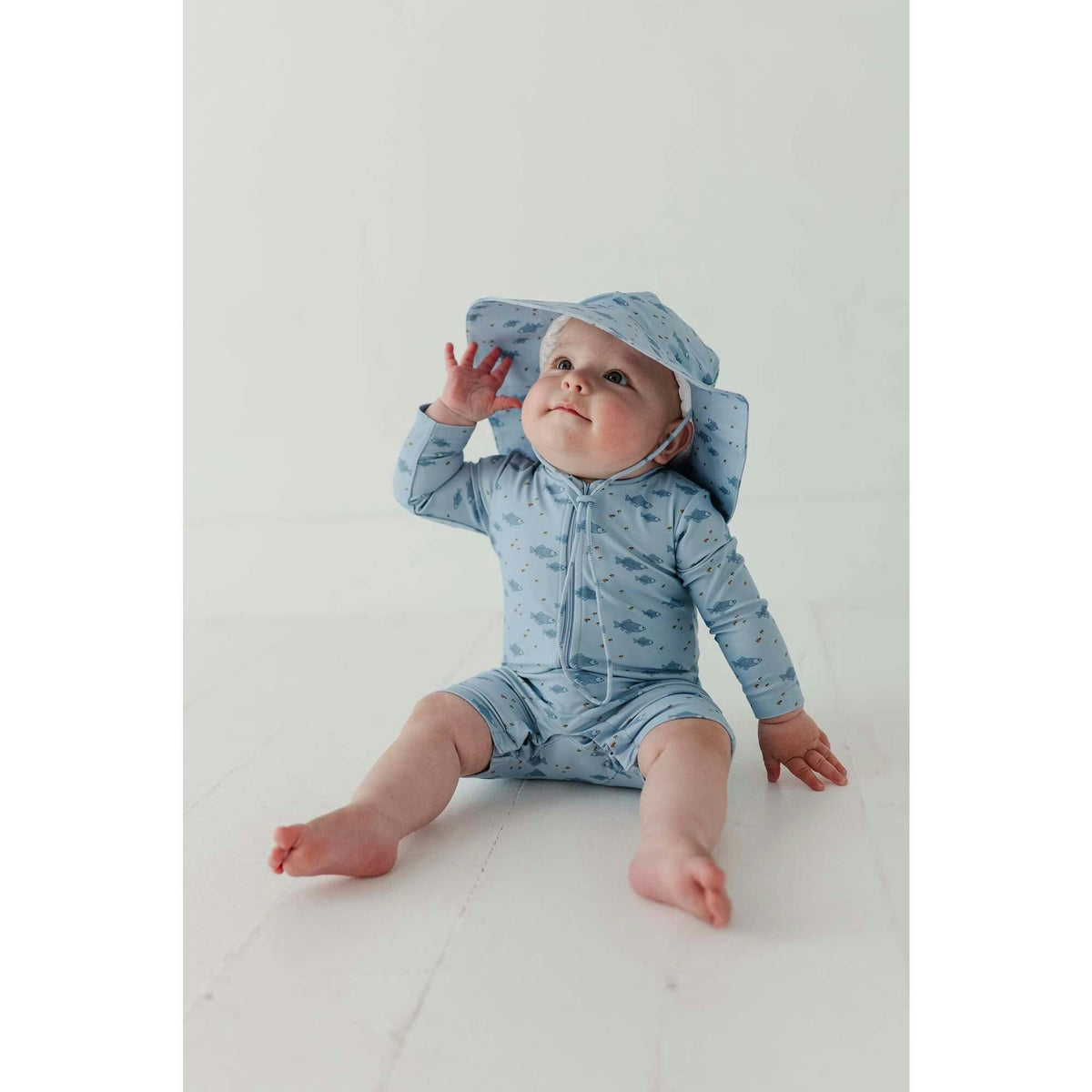 Baby One-Piece Rash Guard Swimsuit