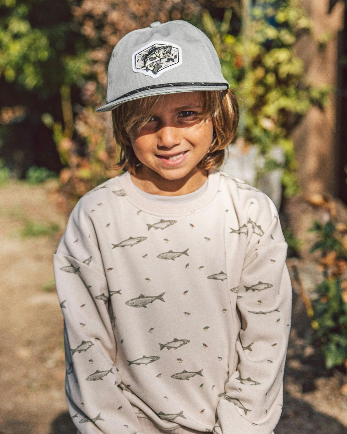 Ryder Fishing Sweatshirt - Oatmeal French Terry