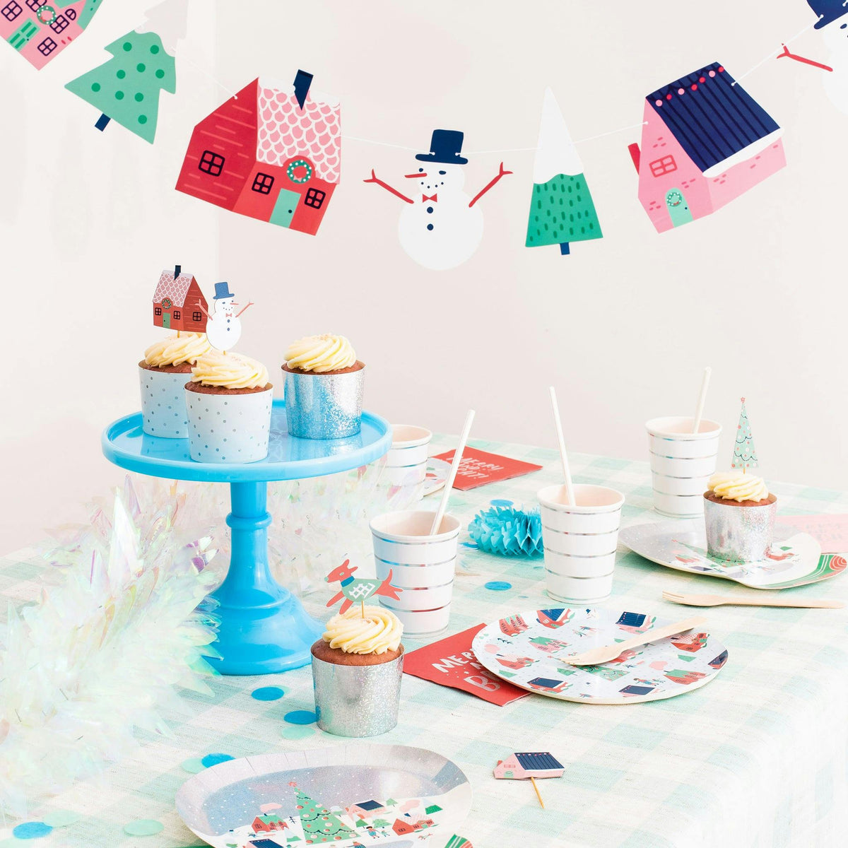 Snow Day Cupcake Decorating Set