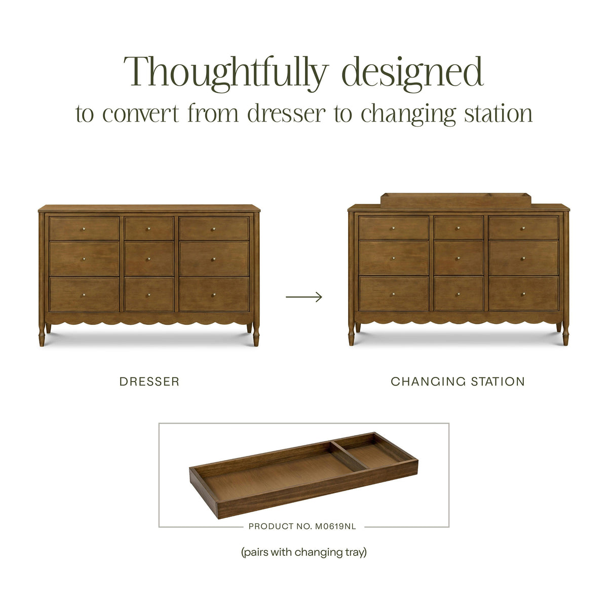 Namesake Ambrosia 9-Drawer Wide Assembled Dresser (56")