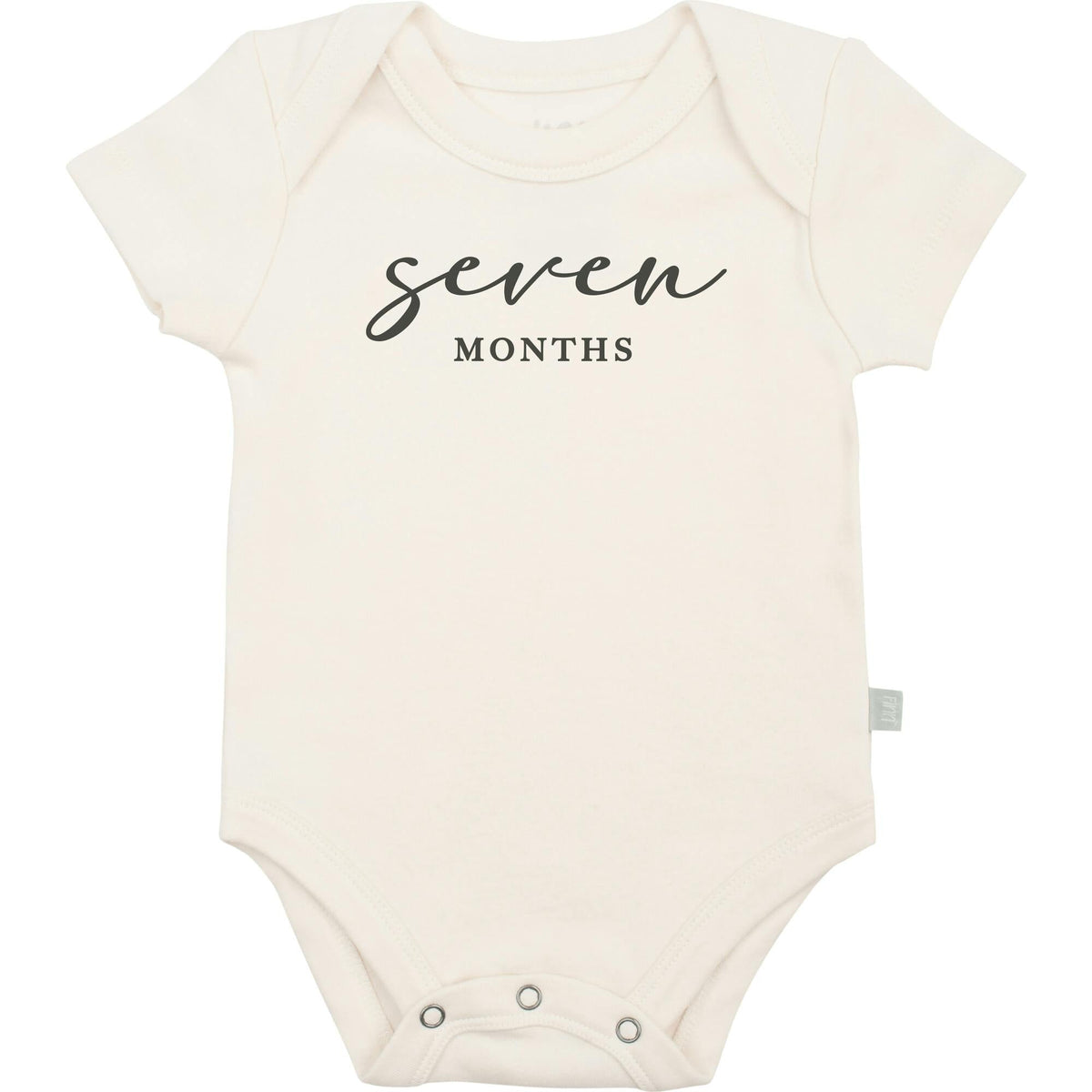 graphic bodysuit | seven months milestone charcoal