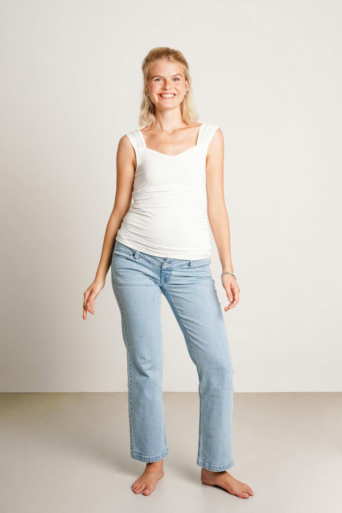 Hailey Straight Leg Maternity Jeans