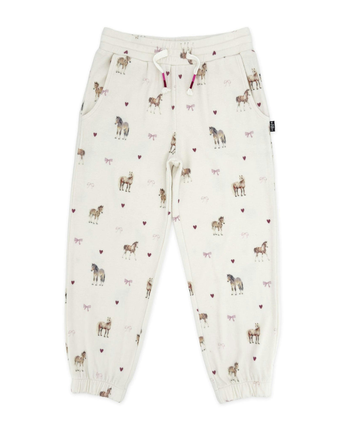 Prism Horse Hacci Jogger - Ivory