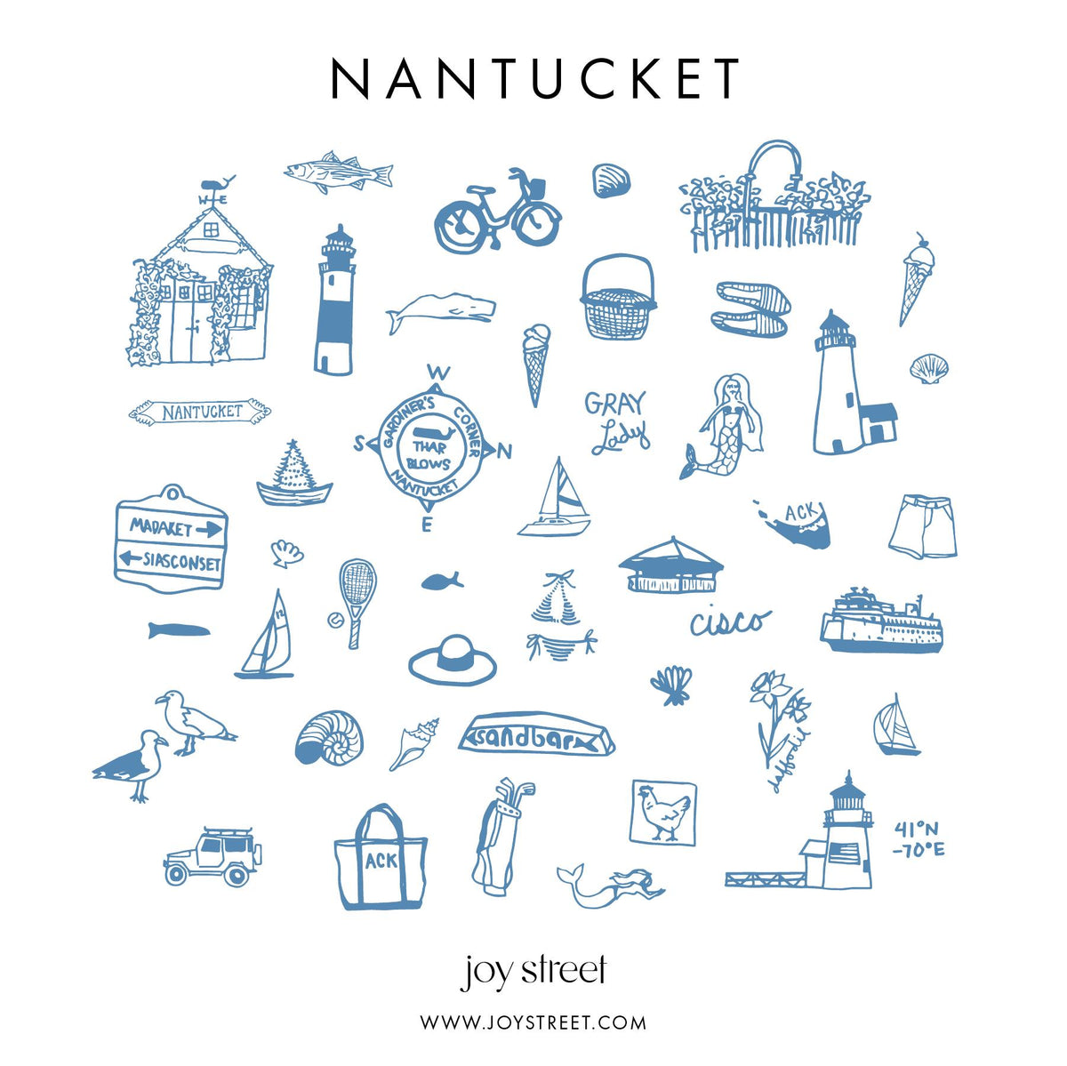 Nantucket Baby Bib