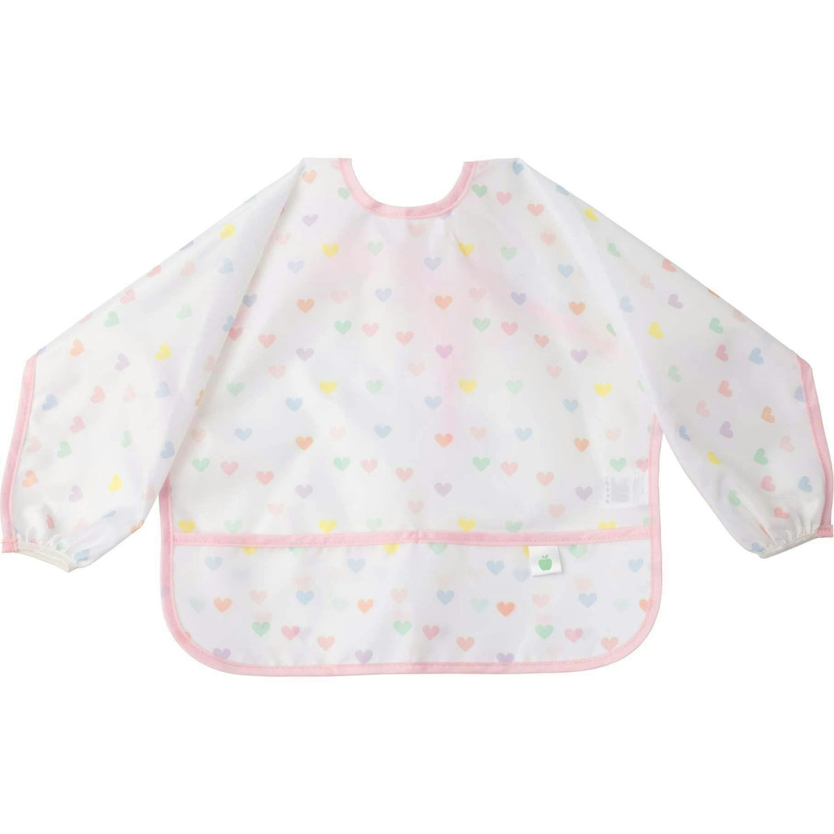The Cover Everything Bib in Hearts