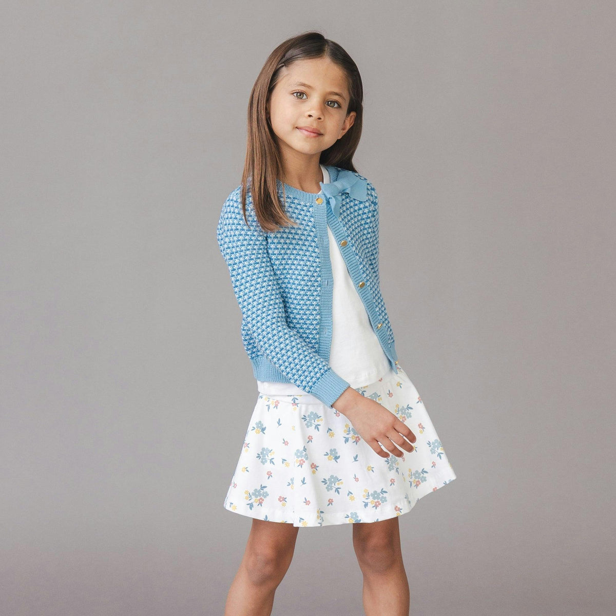 Organic Printed Knit Skort