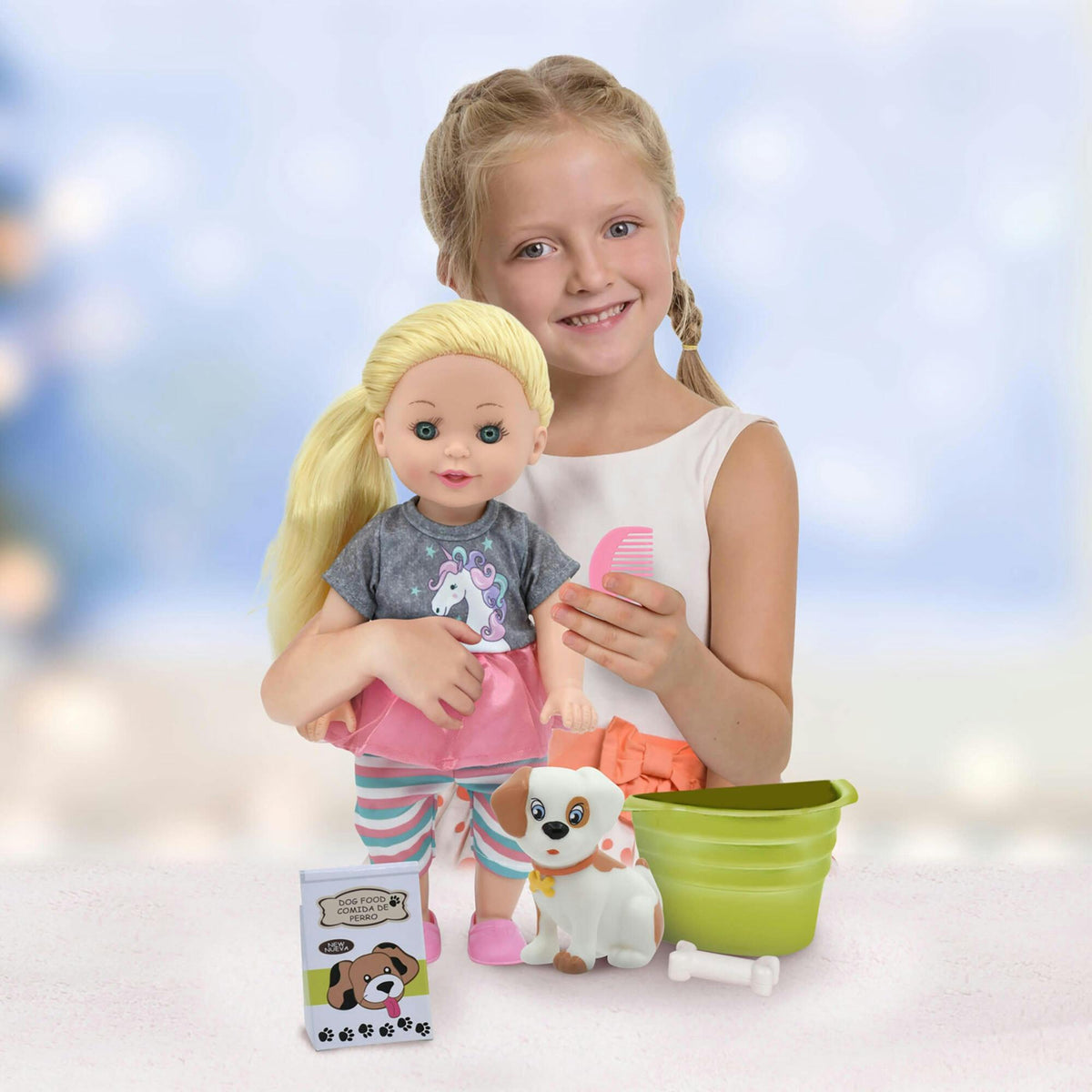 Lil Tots: 14" Talking Pet Grooming Playset - Doll